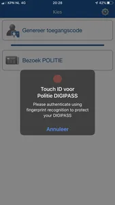 Politie DIGIPASS screenshot 2