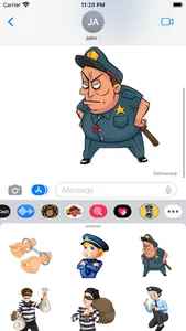 Policeman Stickers screenshot 1