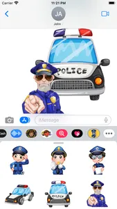 Policeman Stickers screenshot 2