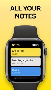 Notes for Apple Watch screenshot 0