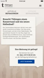 BürgerApp Tübingen screenshot 2