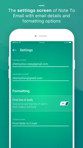 Note To Email: Fast Mail Notes screenshot 3