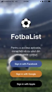 FotbaList screenshot 1