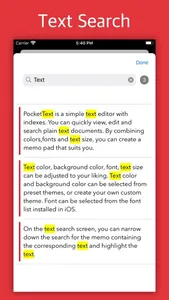 PocketText - Indexed Notes screenshot 3