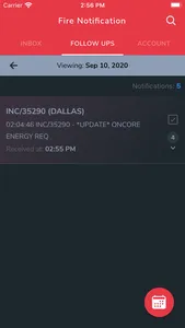 Fire Notification screenshot 1