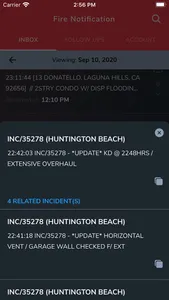 Fire Notification screenshot 2
