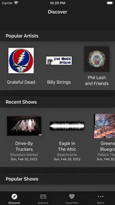 Live Music Archive screenshot 0