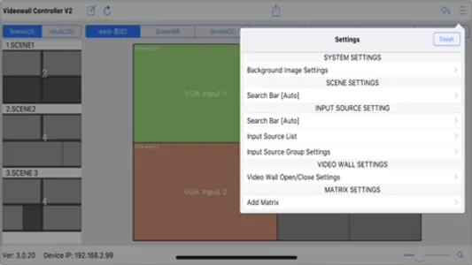 Videowall Control Soft V2 screenshot 2