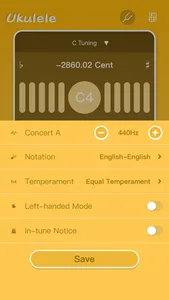 Ukulele Tuner - UkeTune screenshot 0