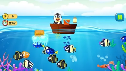 Baby Penguin Fishing screenshot 0