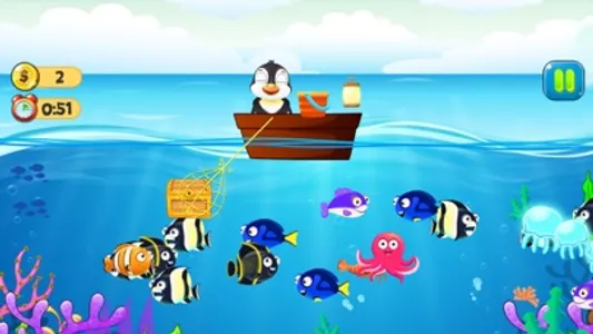 Baby Penguin Fishing screenshot 2