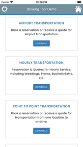 Booking Tool screenshot 2