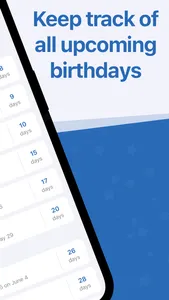 Birthday Reminder & Countdown screenshot 1