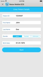 Norav Medical Mobile ECG screenshot 1