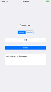 Converter - Binary and Decimal screenshot 1