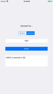 Converter - Binary and Decimal screenshot 2