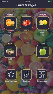 Quiz: Fruits and Vegetables screenshot 0