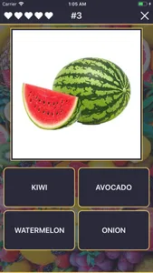 Quiz: Fruits and Vegetables screenshot 1