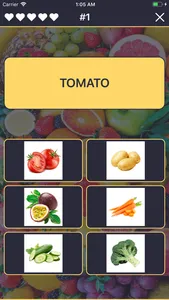 Quiz: Fruits and Vegetables screenshot 2