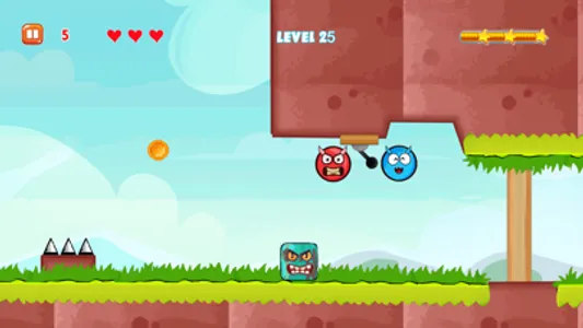 Plants Ball 5 - Red Ball Game screenshot 3