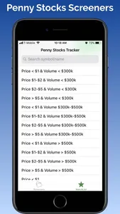 Penny Stocks Tracker &Screener screenshot 0