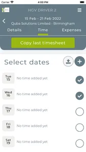 Trusted Contracts E-Timesheets screenshot 4