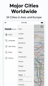 NUUA METRO- Offline Subway Map screenshot 6