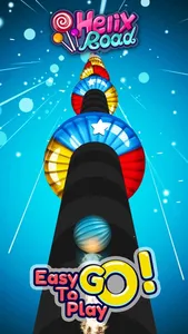 Helix Road : color ball rush screenshot 0