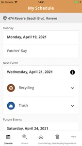 Revere Trash/Street Sweep App screenshot 2