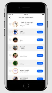 Followers tracker & Unfollow screenshot 2