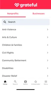 Grateful App for Giving screenshot 3