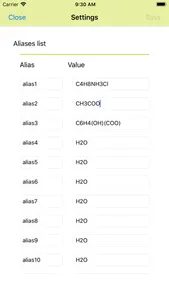 Chemicalculator screenshot 1