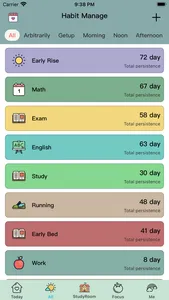 SmallHabit-Study Plan Punching screenshot 1