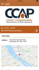 CCAP Events screenshot 2