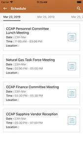 CCAP Events screenshot 4