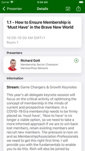 MemberWise Conferences screenshot 1