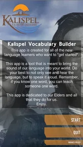 Kalispel Vocab Builder screenshot 0