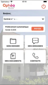 Mon espace locataire Ophéa screenshot 1