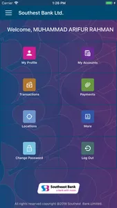 Southeast Bank Mobile App screenshot 2