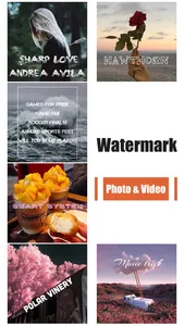 Watermark+ Photo Video screenshot 0