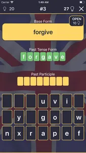 Quiz: Irregular Verbs screenshot 0