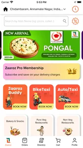 Zaaroz Food Ordering App screenshot 2