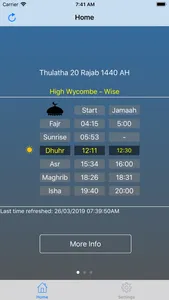 My Masjid Timetable screenshot 0