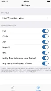 My Masjid Timetable screenshot 2