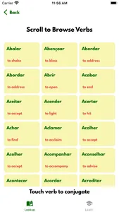 VerbSquirt Portuguese Verbs screenshot 1