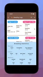 Rabbitry Farm log management screenshot 3