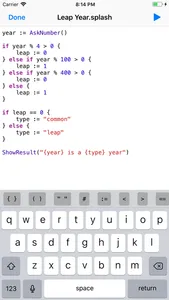 Splash - Programming Language screenshot 2