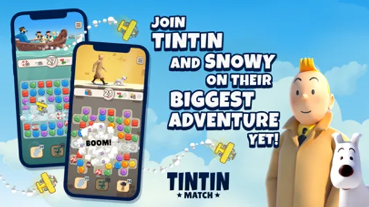 Tintin Match: The Puzzle Game screenshot 0