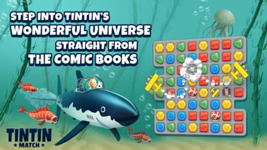 Tintin Match: The Puzzle Game screenshot 2