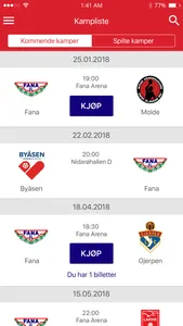 Fana håndball screenshot 1